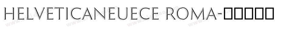 HelveticaNeueCE Roma字体转换